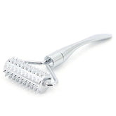 Indulge in Precise Stimulation - Zinc Alloy Microneedle Roller Electro Sex